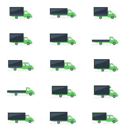 Industrial Special Machine icon set on white background vector illustrationのイラスト素材