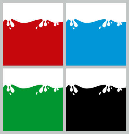 Milk splash on white background vector illustrationのイラスト素材