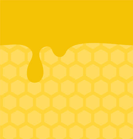 Honey background vector illustrationのイラスト素材