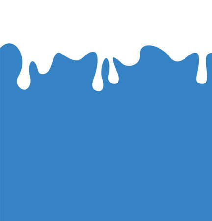 Milk splash blue and white background vector illustrationのイラスト素材