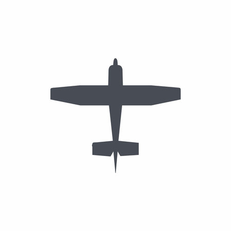 Plane Icon on white background vector illustrationのイラスト素材