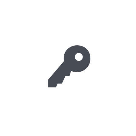 Key Icon on white background vector illustrationのイラスト素材
