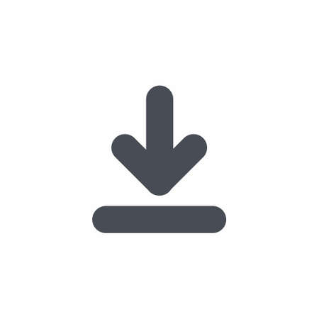 Download Icon flat style on white background vector illustrationのイラスト素材