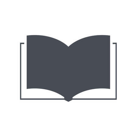 Book icon on white background vector illustrationのイラスト素材