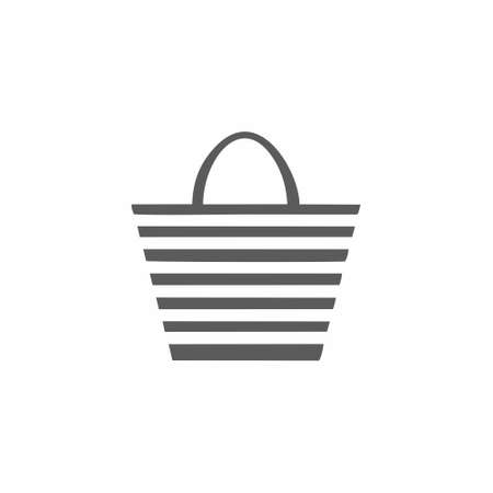 Shopping Bag Icon set on white background vector illustrationのイラスト素材