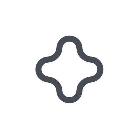 Medical cross icon on white background illustrationのイラスト素材