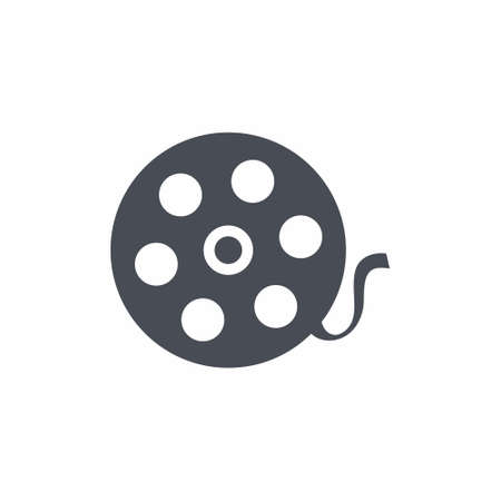 Cinema icon on white background illustrationのイラスト素材