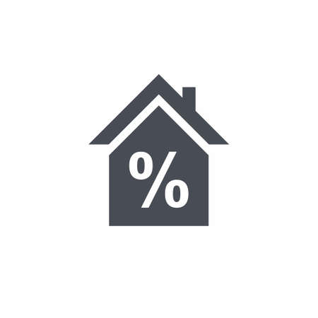 Discount Icon on white background vector illustrationのイラスト素材