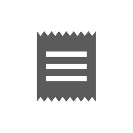 Ticket Icon on white background vector illustrationのイラスト素材