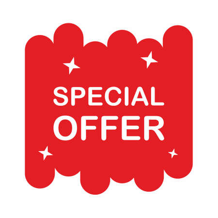 Special offer background icon setのイラスト素材