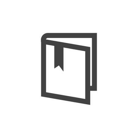 Book Icon on white background vector illustrationのイラスト素材