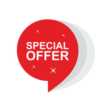 Special offer background icon setのイラスト素材