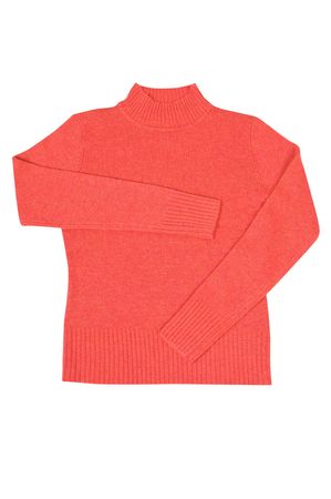 Red sweater isolated on a white background. の写真素材