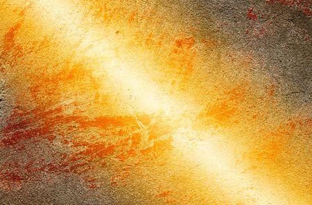 Glowing beam on the red grunge wall can be used as background.の写真素材