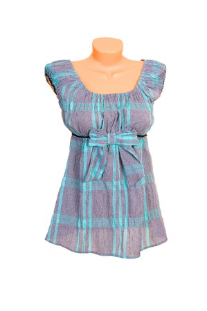 Classy tunic isolated on a white background.の写真素材