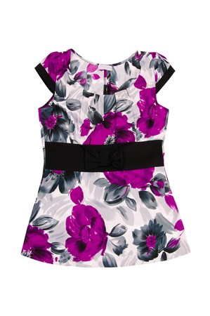 Trendy tunic isolated on a white background.の写真素材