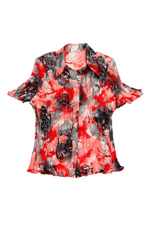 Stylish  blouse isolated on a white background.の写真素材