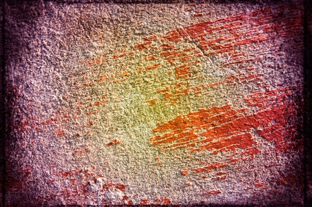 Old  grunge scratched wall as texture.の写真素材