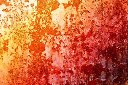 Obsolete surface old colorful metal sheet.の写真素材