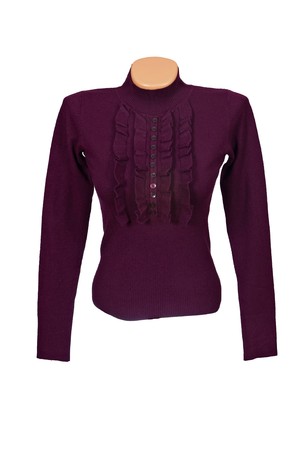 Stylish sweater isolated on a white background.の写真素材