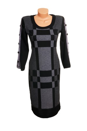 Chic dress  isolated on a white background.の写真素材