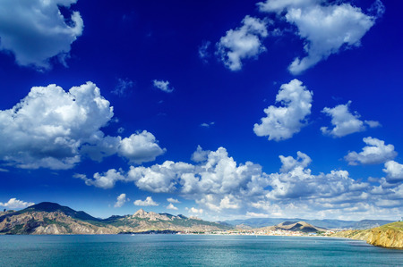 Wonderful rocks in  the Karadag. Koktebel, Crimea.の写真素材