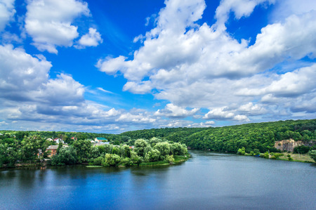 Wonderful lake  by summer.の写真素材