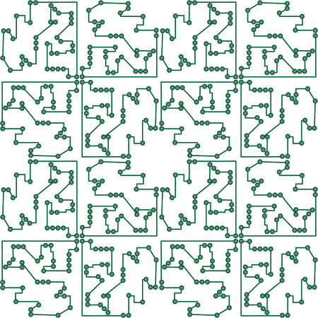 Phisics and mecanics, engineering a digital board. Vector illustration.のイラスト素材