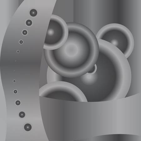 Creative circles background with space for text. Vector illustration.のイラスト素材