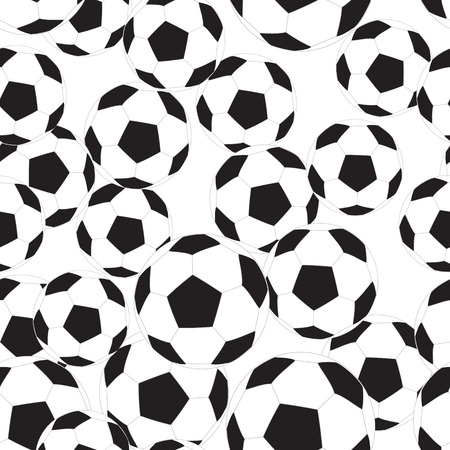 seamless soccer patternのイラスト素材