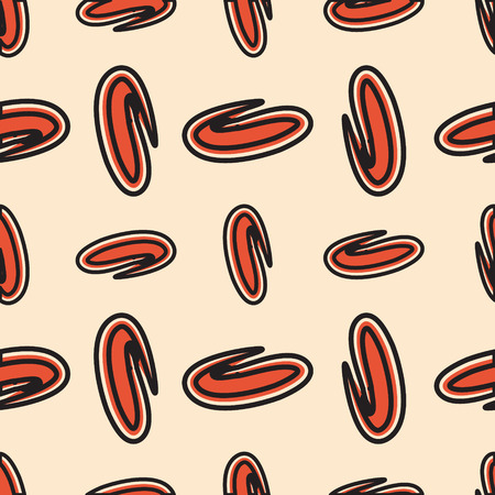 Vector seamless psychedelic texture pattern. Endless background.のイラスト素材