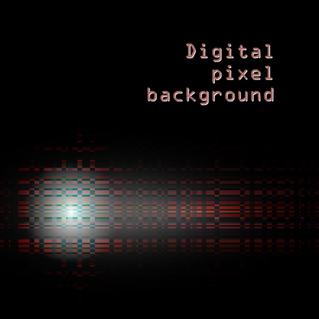 Digital pixel pattern for web background. のイラスト素材