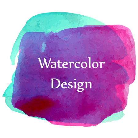 Watercolor bright colorsのイラスト素材