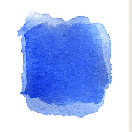 blue watercolorのイラスト素材