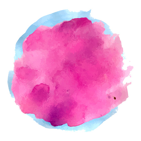 Pink and blue watercolor stamp background for your project design. Illustration made in web.のイラスト素材