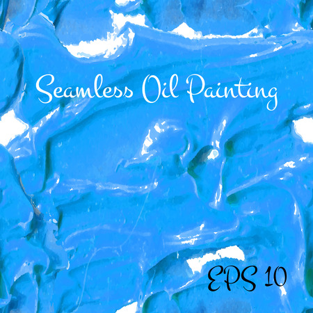 Blue acrylic seamless paintingのイラスト素材