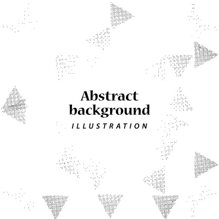 Circles triangles abstract background design. Vector illustration.のイラスト素材