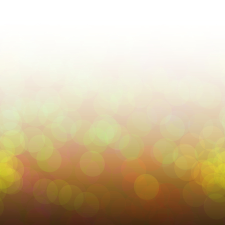 Yellow bokeh lights, background for christmas made in vector.のイラスト素材
