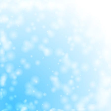 Bokeh lights for snowing skies, illustration made in vector.のイラスト素材
