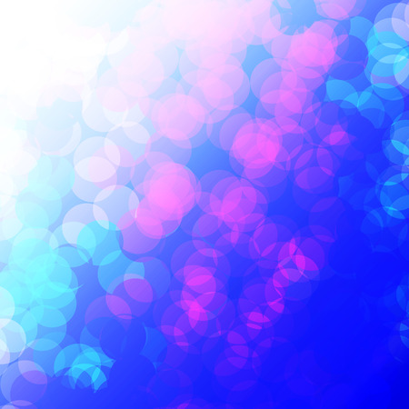 Water bubbles like bokeh illustration for new year or christmas background, vector.のイラスト素材