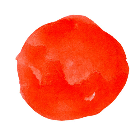 Red circle blot ink vector illustration eps 10のイラスト素材