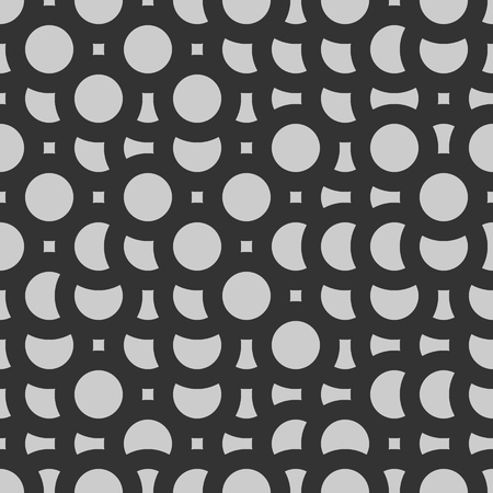 mosaic grayscale circles rustic vector background patternのイラスト素材