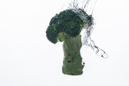 Broccoli In Waterの写真素材
