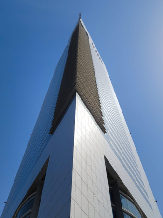 Sofia, Bulgaria - 06, 2021: Modern office building in Sofia, Bulgaria.
