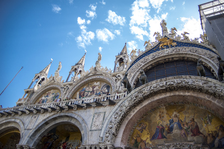 Basilica San Marco, Venice, Veneto, Italyの写真素材