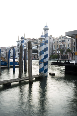 embankment in Venice, Italy.の写真素材