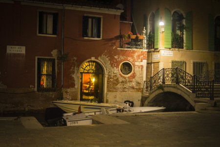 beautiful romantic Venetian sceneryの写真素材