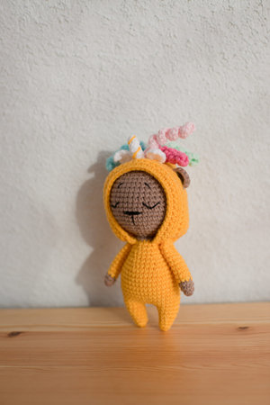 Handmade Knitted Teddy Bear Toy