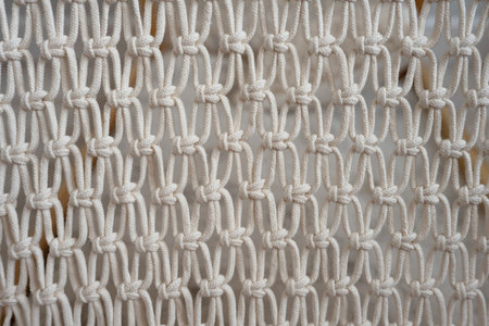 Close-up macrame pattern. soft focus.