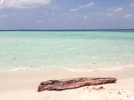 Beautiful seascape of tropical island Karimunjawa island, Indonesiaの写真素材